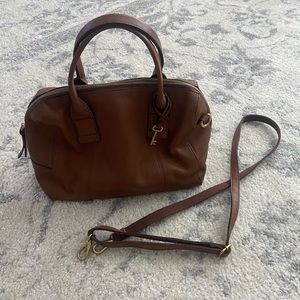 Fossil camel color purse